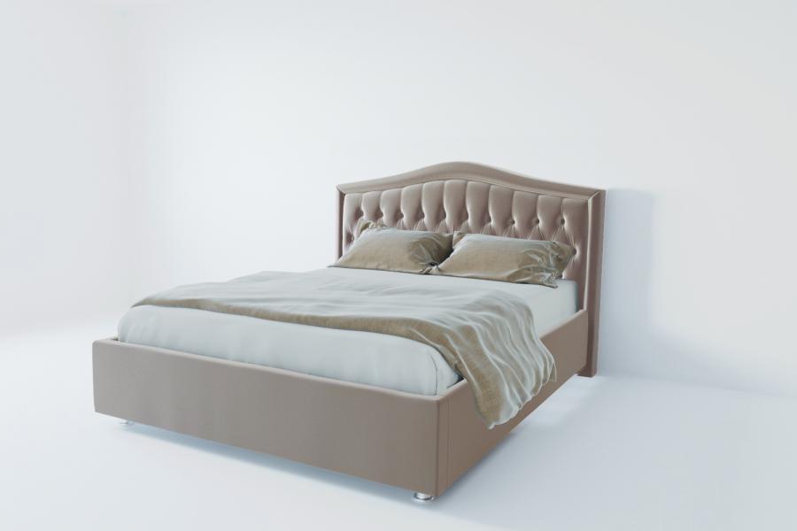 Мягкая интерьерная кровать "Калининград" с подъемным механизмом