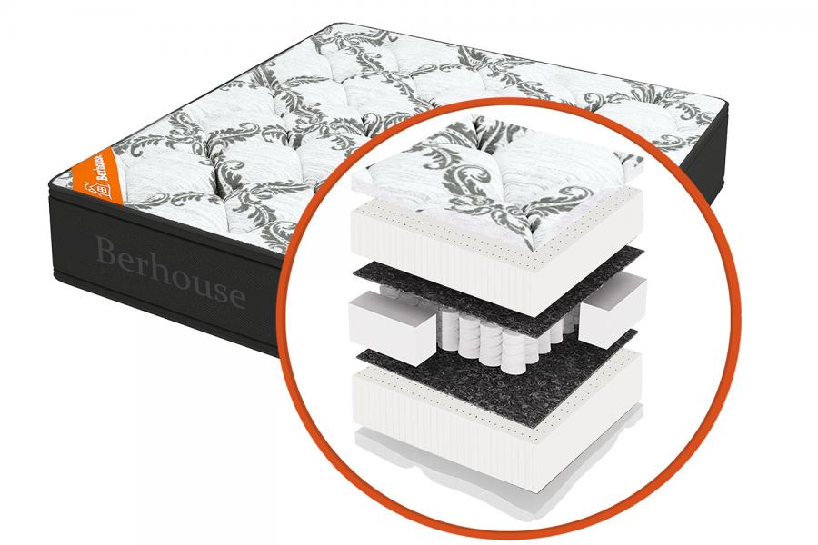 Матрас "Mega латекс Black&White" (Berhouse)
