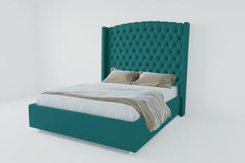 Мягкая интерьерная кровать "Берлин Люкс" с подъемным механизмом