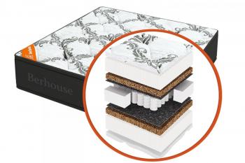 Матрас "Mega латекс-кокос Black&White" (Berhouse)