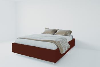 Мягкая интерьерная кровать "Подиум" с ортопедическими латами (металл)