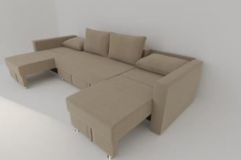 Фиеста Трансформер  диван угловой П- побразный с подлокоткиками (Berhouse)